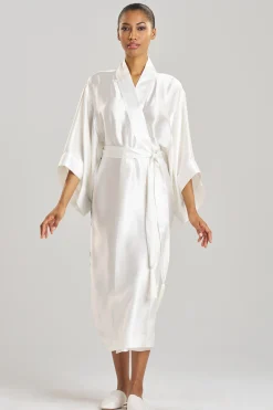 Natori Robes & Kimonos-Ink Dragon Silk Robe
