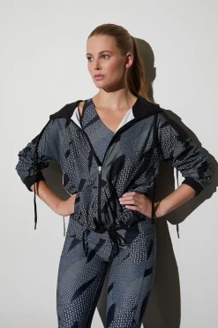 Natori Jackets & Hoodies|Athleisure-Interlocked Full Zip Hoodie