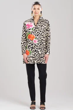 Natori Tops, Shirts & Tunics-Jaguar Cotton Poplin Embroidered Barong Shirt
