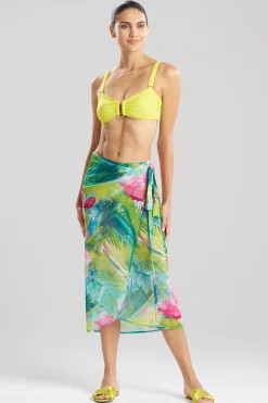 Natori Honeymoon|Pareos-Jardin Sheer Sarong
