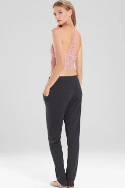 Natori Pajama Bottoms-Josie Heather Tees Kangaroo Pants