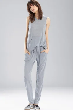 Natori Pajama Bottoms-Josie Heather Tees Kangaroo Pants