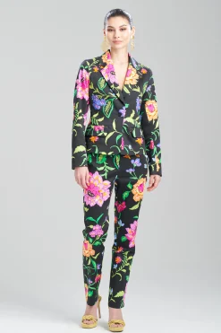 Natori Jackets & Outerwear-Junko Cotton Chino Tailored Blazer Jacket