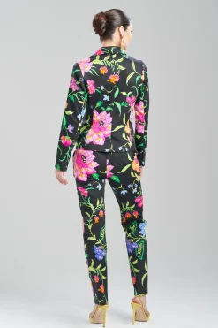 Natori Jackets & Outerwear-Junko Cotton Chino Tailored Blazer Jacket