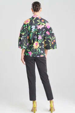 Natori Tops, Shirts & Tunics-Junko Cotton Poplin Oversized Pleated Top