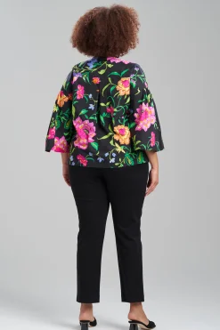 Natori Tops, Shirts & Tunics-Junko Cotton Poplin Oversized Pleated Top