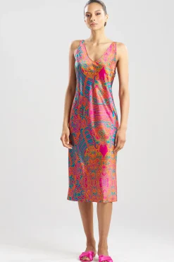 Natori Gowns-Kaleidoscope Satin Gown