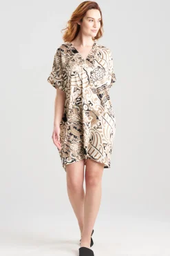 Natori Sleepshirts-Kaleidoscope Satin Sleepshirt