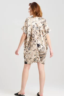 Natori Sleepshirts-Kaleidoscope Satin Sleepshirt