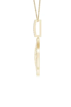 Natori Necklaces|Kamon-Kamon 14k Overlapping Diamond Pendant Necklace
