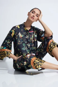 Natori Pajama Sets-Kana Mandarin PJ