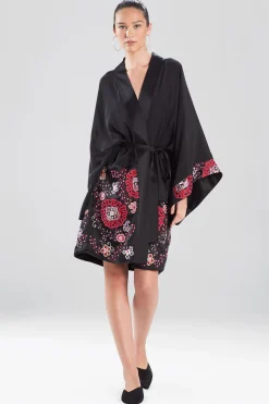 Natori Robes & Kimonos-Kashmir Silk Embroidery Robe