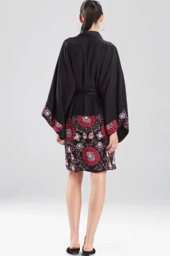 Natori Robes & Kimonos-Kashmir Silk Embroidery Robe
