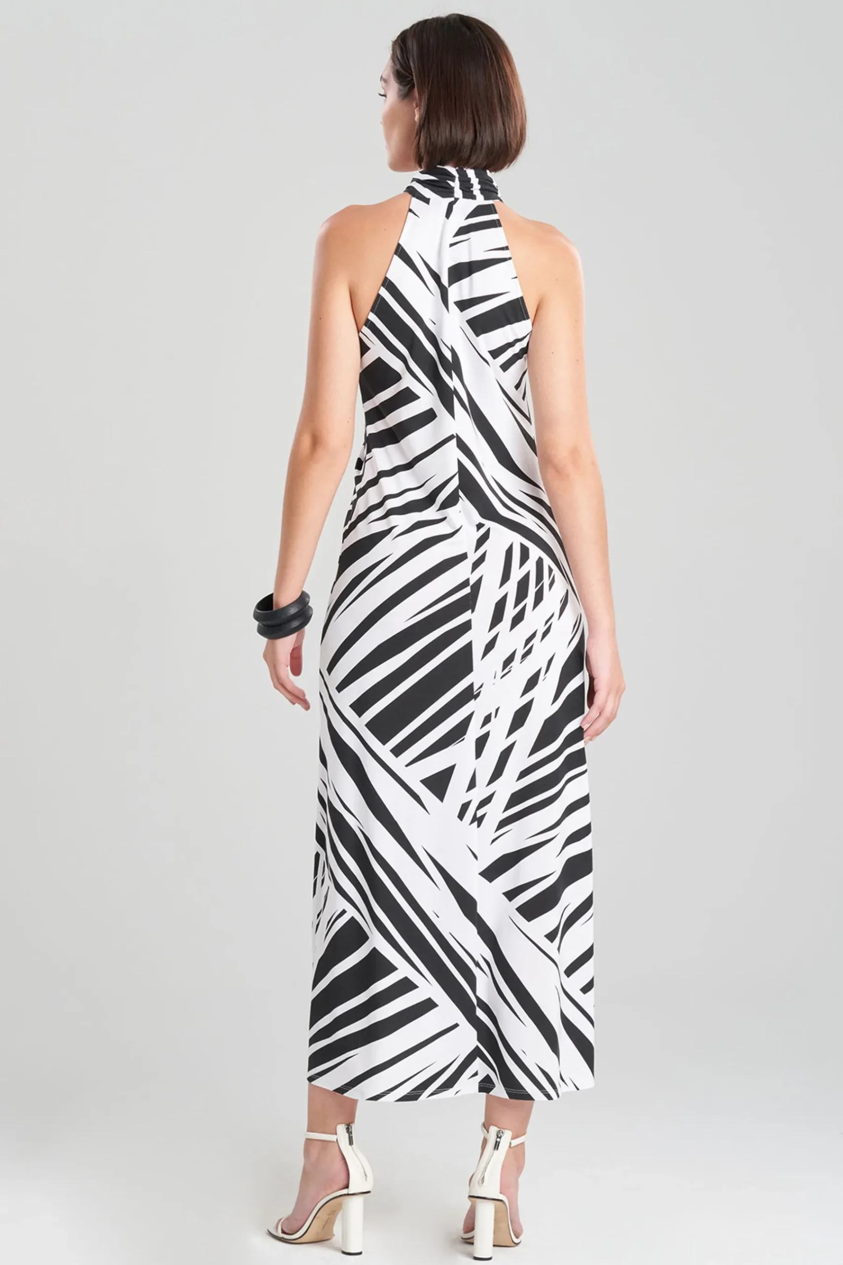 Natori Dresses-Katana TENCEL™ Jersey Crossover Halter Dress