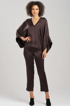 Natori Pajama Sets-Key Essentials Beaded Silk PJ