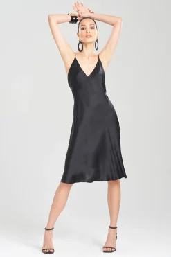 Natori Dresses-Key Essentials Short Silk Slip