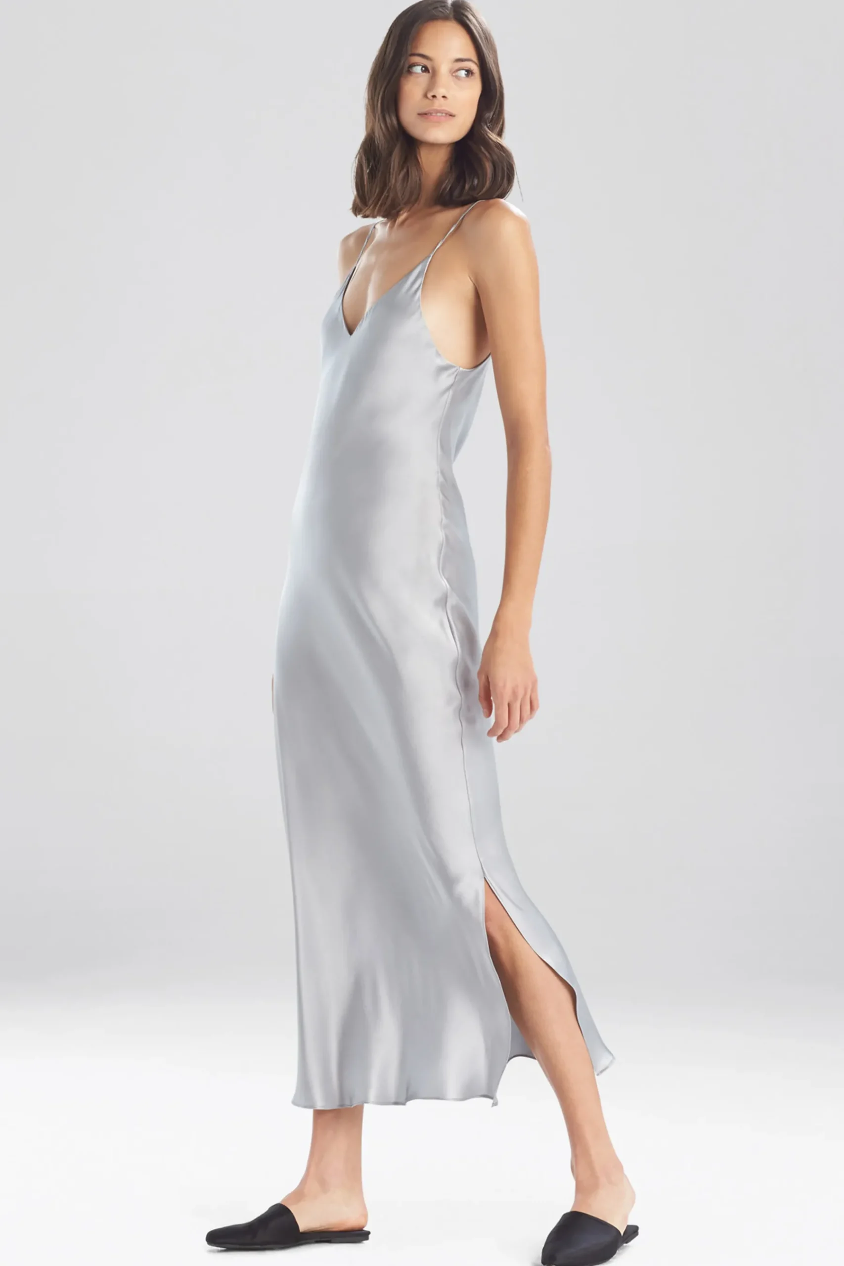 Natori Dresses|Gowns-Key Essentials Silk Gown