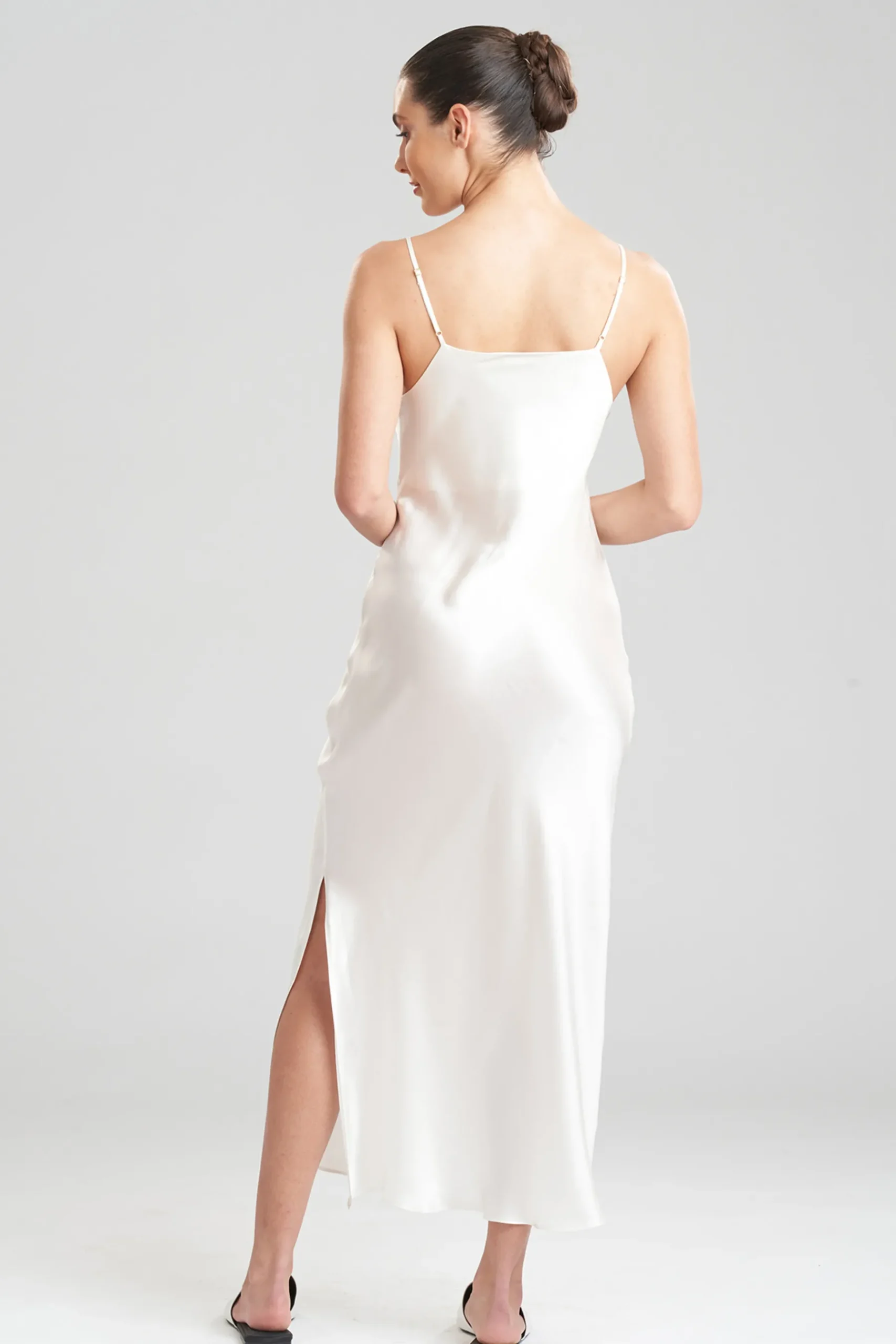 Natori Dresses|Gowns-Key Essentials Silk Gown