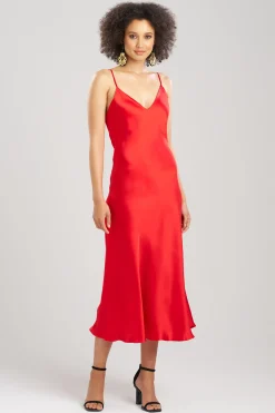 Natori Dresses|Gowns-Key Essentials Silk Gown
