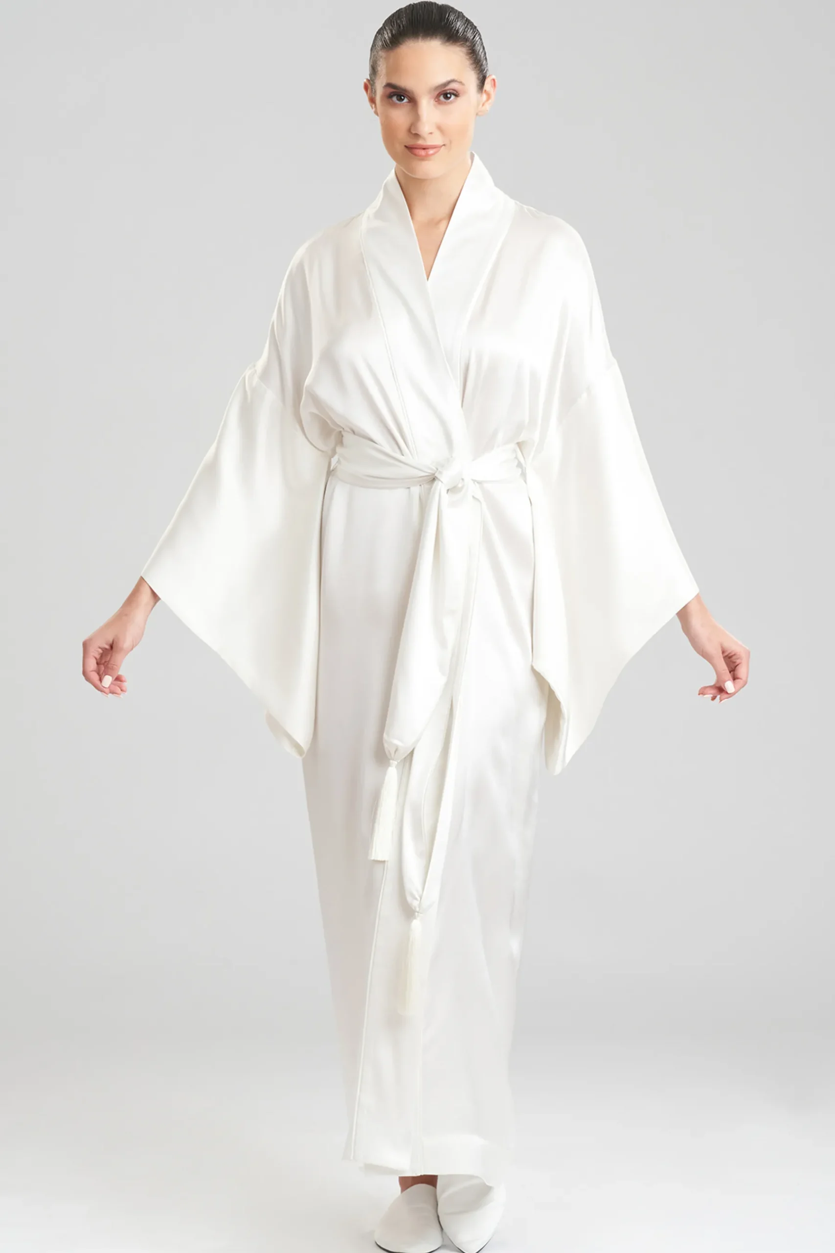 Natori Robes & Kimonos|Bridal Robes & Wraps-Key Essentials Silk Kimono Robe