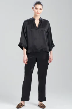 Natori Pajama Sets-Key Essentials Silk PJ