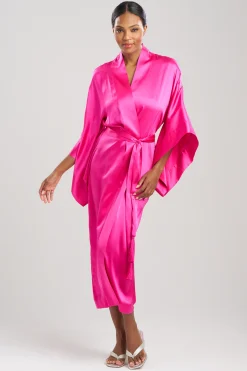 Natori Robes & Kimonos|Bridesmaid Pajamas & Robes-Key Essentials Silk Robe