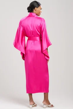 Natori Robes & Kimonos|Bridesmaid Pajamas & Robes-Key Essentials Silk Robe
