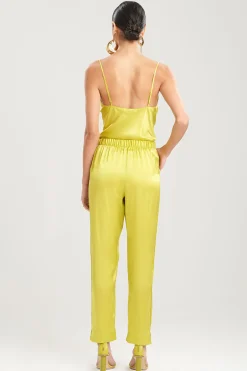 Natori Pajama Bottoms|Pants, Skirts & Shorts-Key Essentials Silk Straight Leg Pants