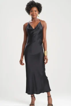 Natori Dresses|Gowns-Key Essentials Silk T-Back Gown