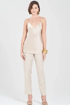 Natori Bustiers & Camis-Key Essentials V-Neck Silk Cami
