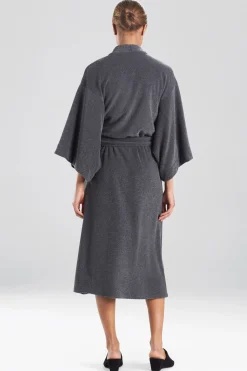 Natori Robes & Kimonos-Kham Dragon Embroidered Robe