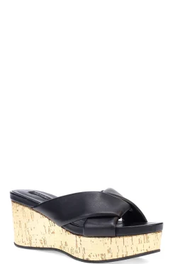 Natori Sandals-Lanna Nappa Leather Platform Thong Sandals
