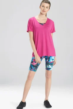 Natori Tops|Athleisure-Layering Elements Dolman T-Shirt Top