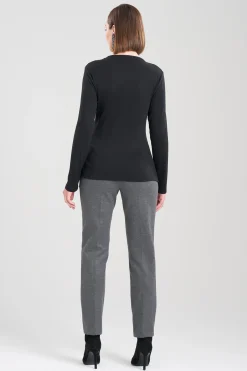 Natori Essentials|Tops, Shirts & Tunics-Layering Jersey Knit Drape Top