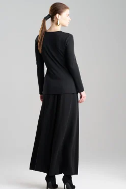 Natori Essentials|Tops, Shirts & Tunics-Layering Jersey Knit Twist Front Long Sleeve Top