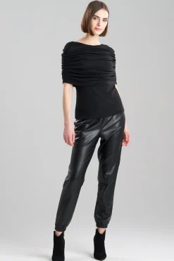Natori Tops, Shirts & Tunics-Layering Jersey Rouched Top