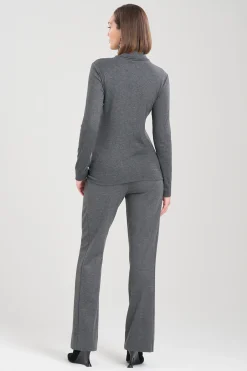 Natori Plus Sizes|Tops, Shirts & Tunics-Layering Jersey Turtleneck Top