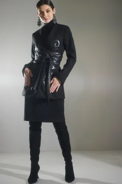 Natori Dresses-Layering Jersey Turtleneck Dress