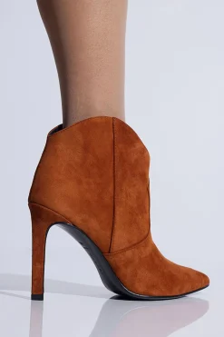 Natori Boots-Leiko Suede Heel Bootie