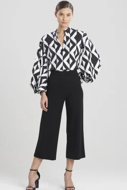 Natori Essentials|Pants, Skirts & Shorts-Light Weight Ponte Crop Pants