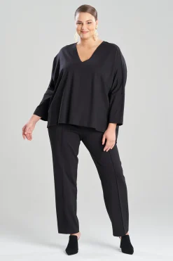 Natori Tops, Shirts & Tunics-Light Weight Ponte V-Neck Tunic
