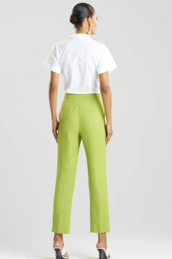 Natori Plus Sizes|Pants, Skirts & Shorts-Linen Slim Pants