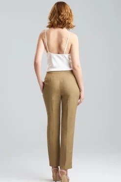 Natori Plus Sizes|Pants, Skirts & Shorts-Linen Slim Pants