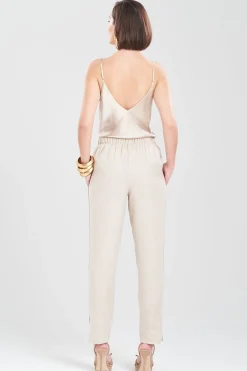 Natori Pants, Skirts & Shorts-Linen Straight Leg Pants