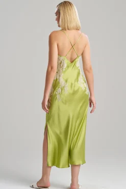 Natori Gowns-Lolita Lace Silk Gown