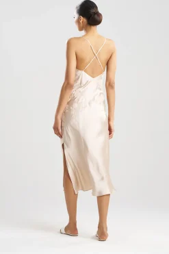 Natori Gowns-Lolita Lace Silk Gown