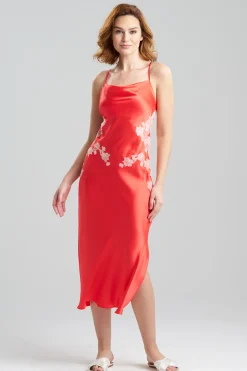 Natori Gowns-Lolita Lace Silk Gown