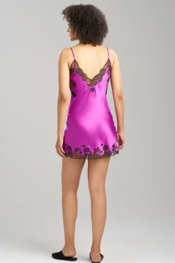 Natori Chemises|Chemises-Lolita Lace Trim Silk Chemise