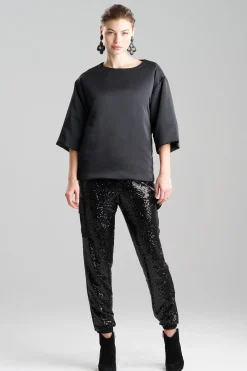 Natori Tops, Shirts & Tunics-Luxe Charmeuse Puffer T-Shirt Top