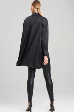 Natori Essentials|Tops, Shirts & Tunics-Luxe Charmeuse Shirt